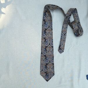 Elegant Paisley Tie in Black and Brown